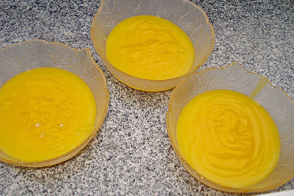 Orangenpudding