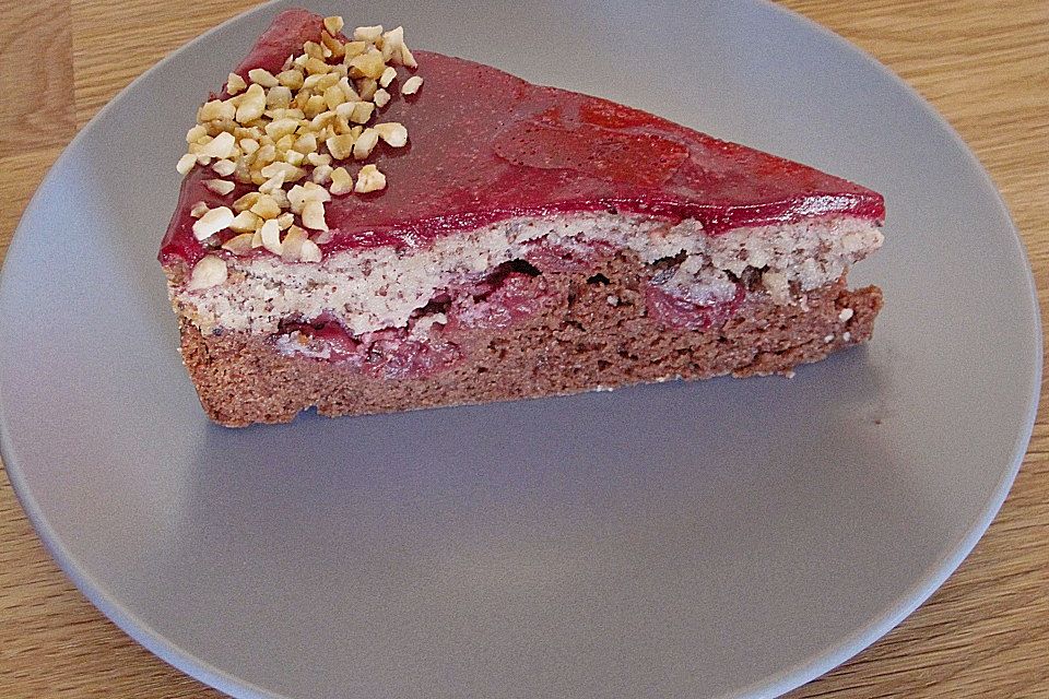 Makronen-Kirschkuchen