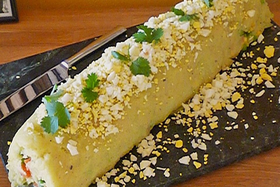 Gefüllte Causa (vegetarisch)