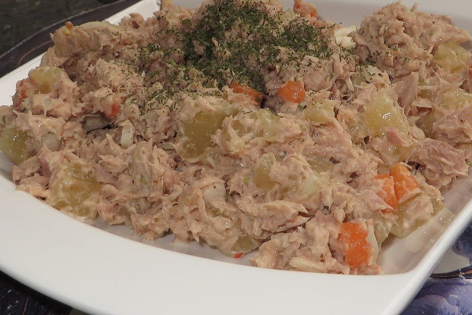 Handkäs-Thunfisch Salat