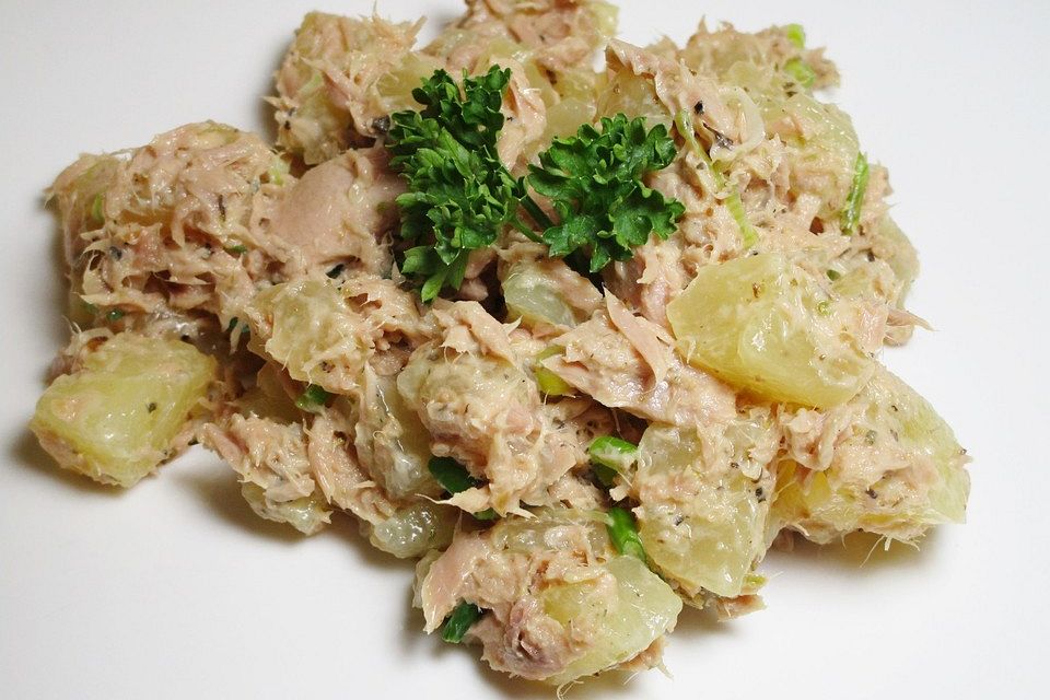 Handkäs-Thunfisch Salat