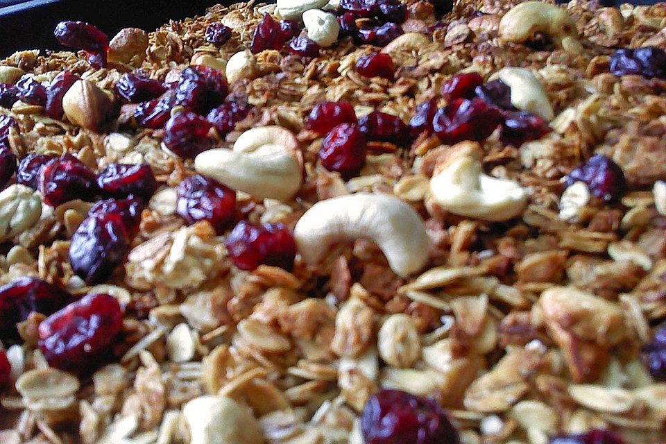 Cashew-Cranberry-Müsli