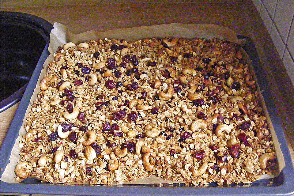 Cashew-Cranberry-Müsli