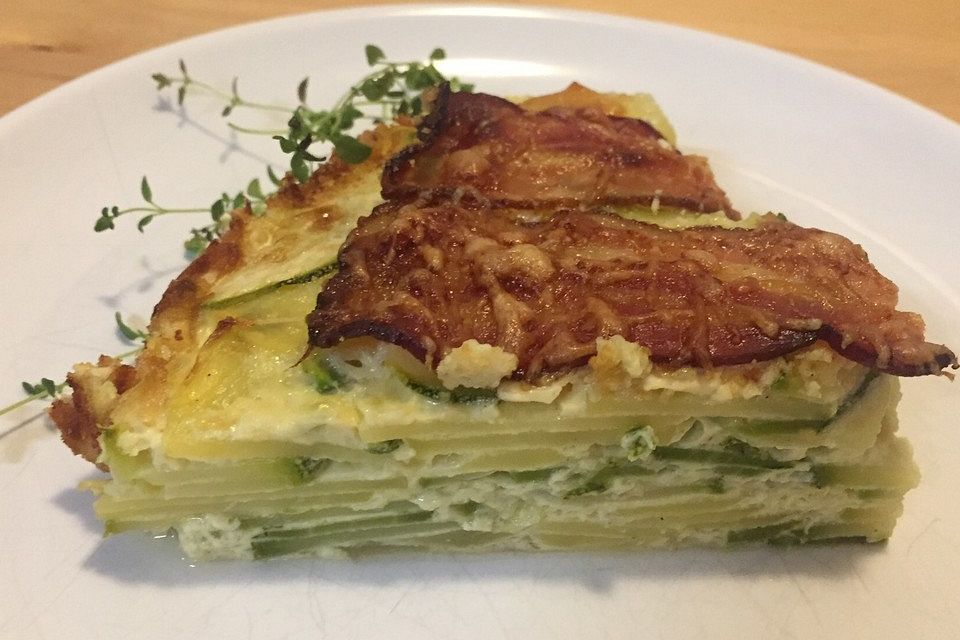 Deftiger Kartoffel-Zucchini-Kuchen