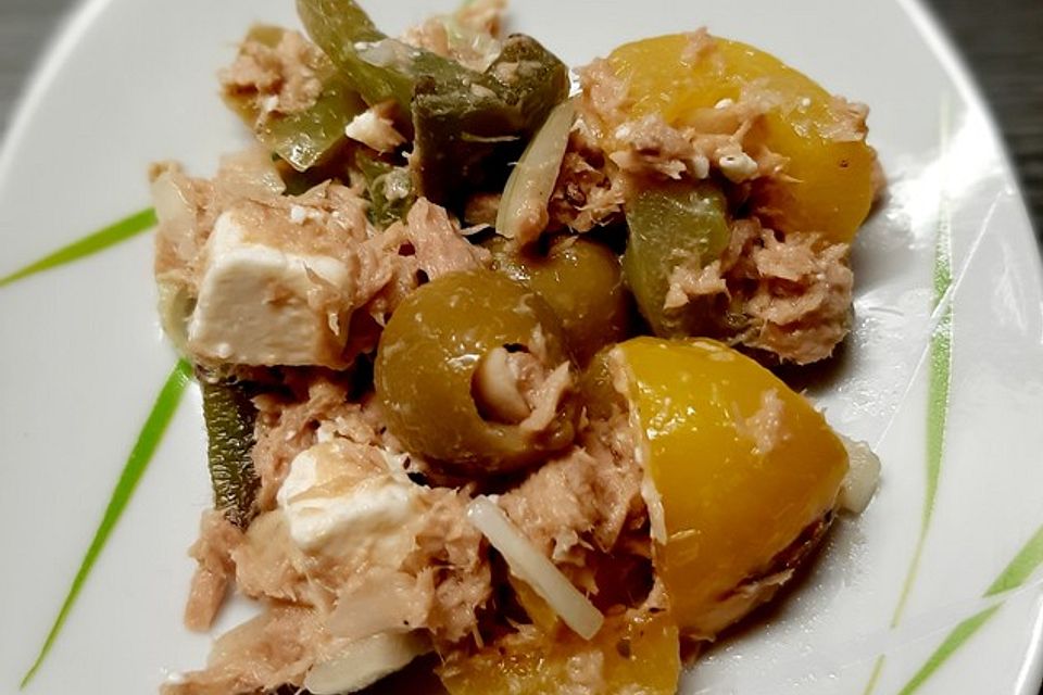 Paprika-Tunfischsalat