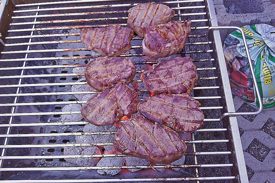 Rinderfilet vom Holzkohlegrill