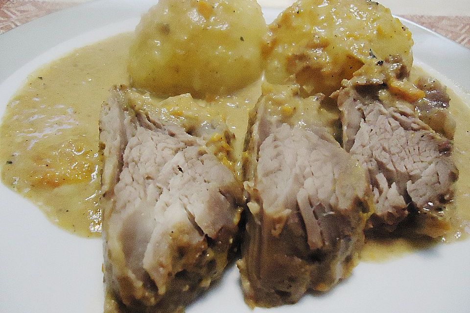 Sauerbraten von der Schweinelende