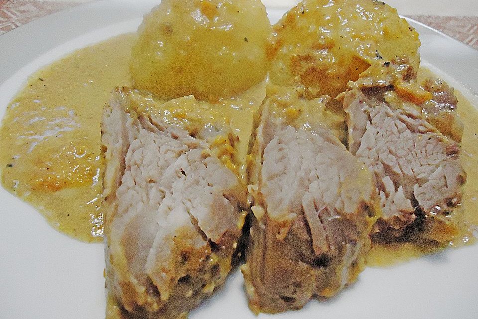 Sauerbraten von der Schweinelende