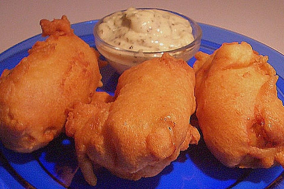 Fischfilet in Bierteig