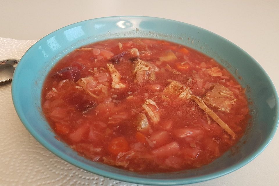 Rote Bete-Suppe