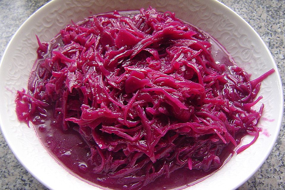 Apfelrotkohl