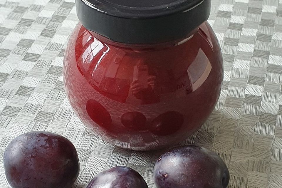 Pflaumenmarmelade mit Zimt