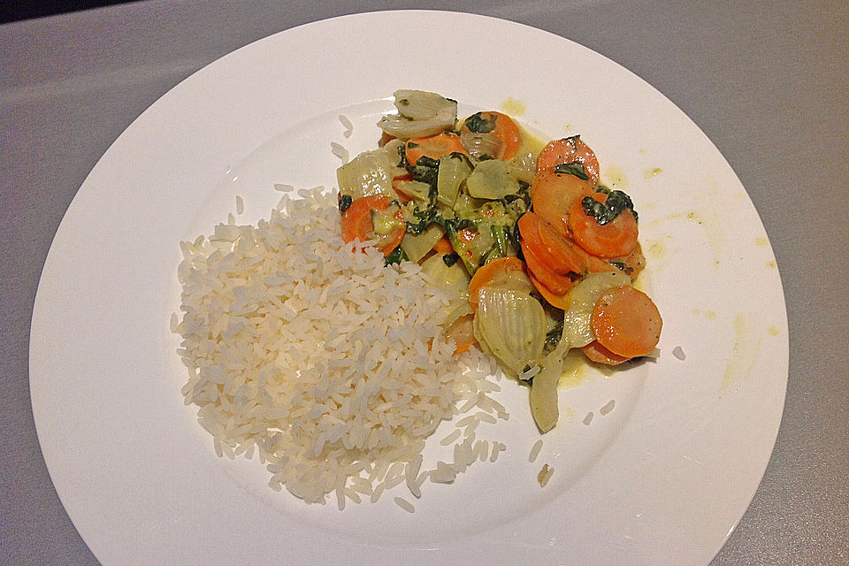 Fenchel-Möhren-Gemüse