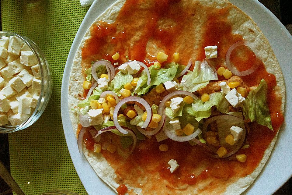 Hähnchenwraps