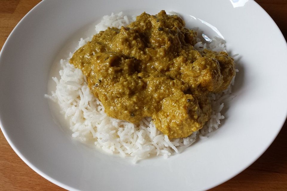 Südindisches Chicken Korma