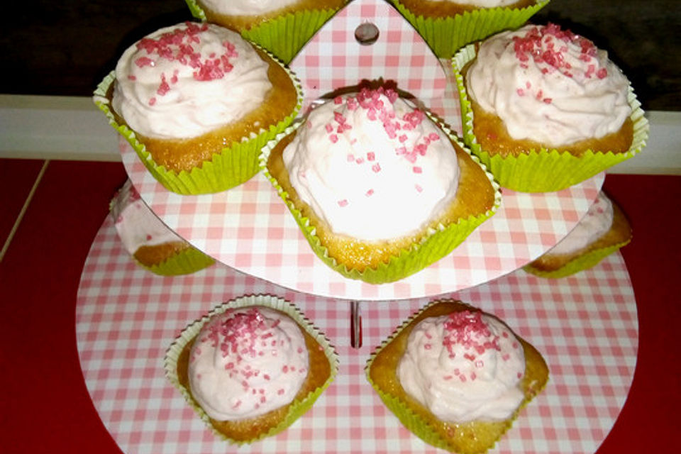 Erdbeer Cupcakes