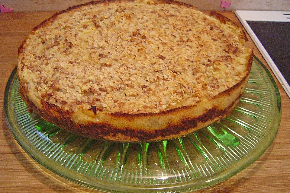 Kokos-Mandel-Pfirsichkuchen