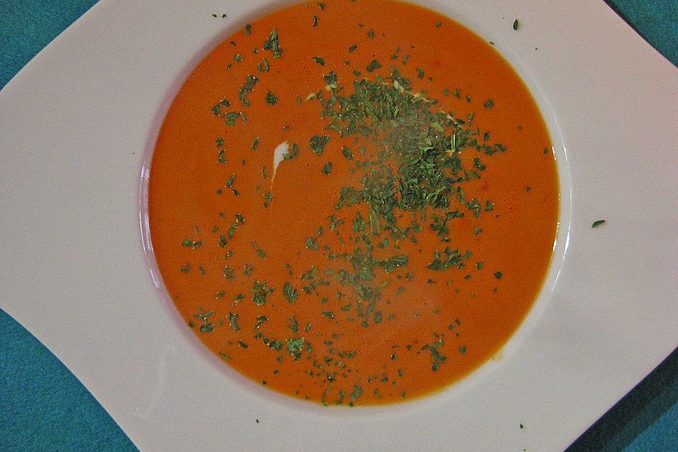 Hot & spicy Tomatensuppe