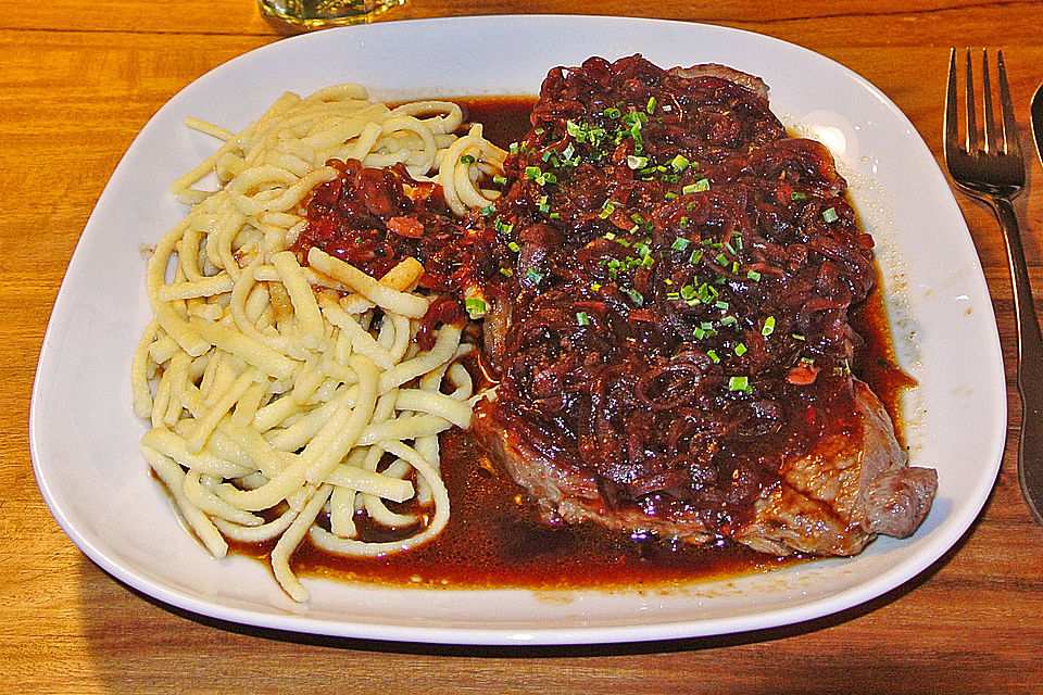 Mein klassischer Zwiebelrostbraten