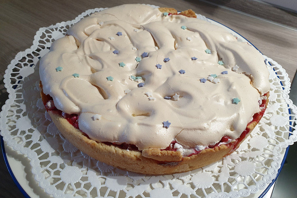 Johannisbeer-Baiser-Kuchen