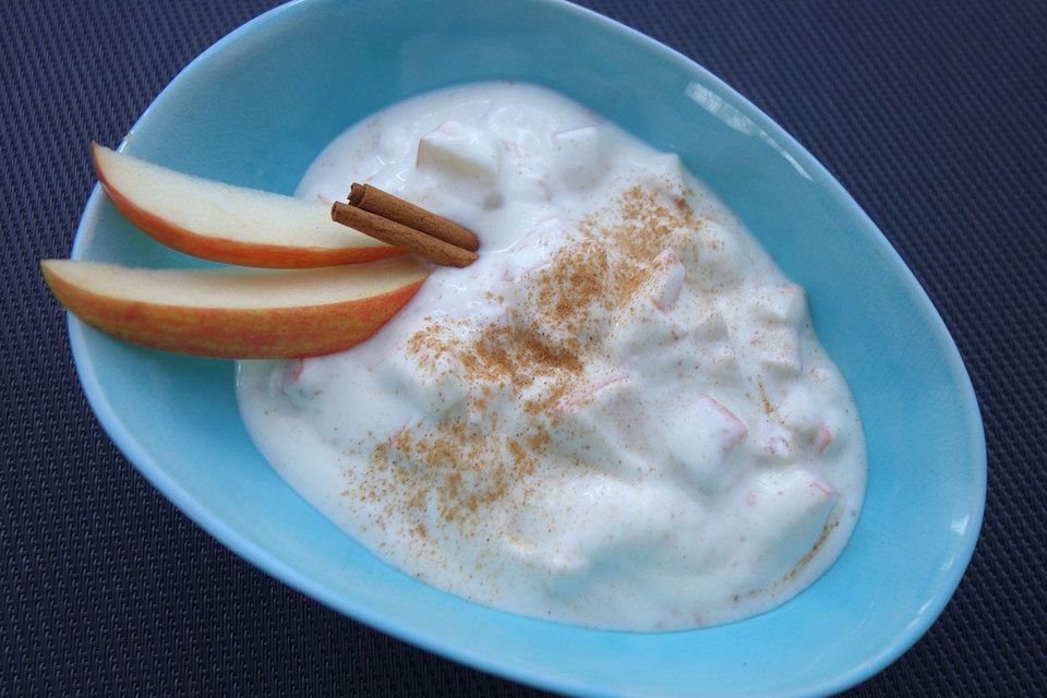 Zimt-Apfel-Joghurt