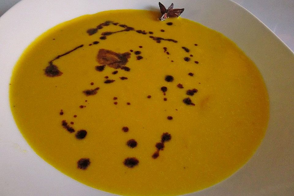 Kürbissuppe mit Kokosmilch