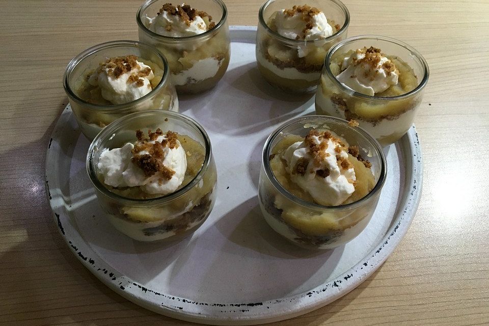 Dänisches Apfeldessert