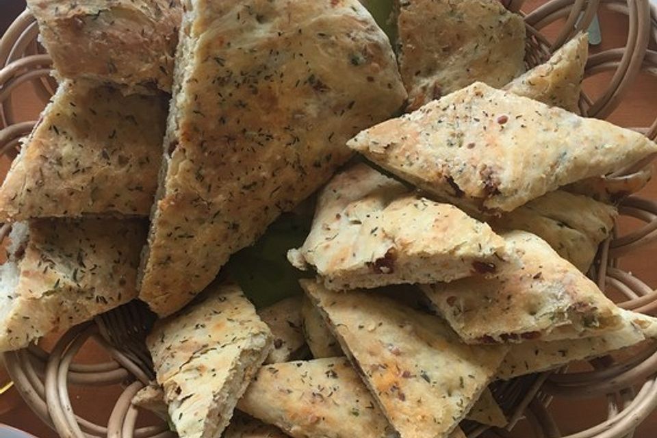 Foccacia mit Cherrytomaten