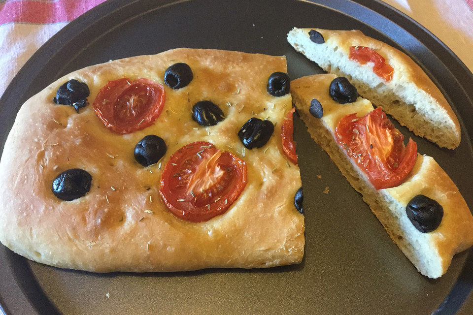 Foccacia mit Cherrytomaten