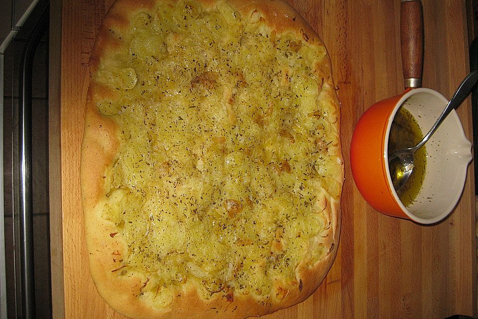 Pikante Kartoffel-Rosmarin Focaccia