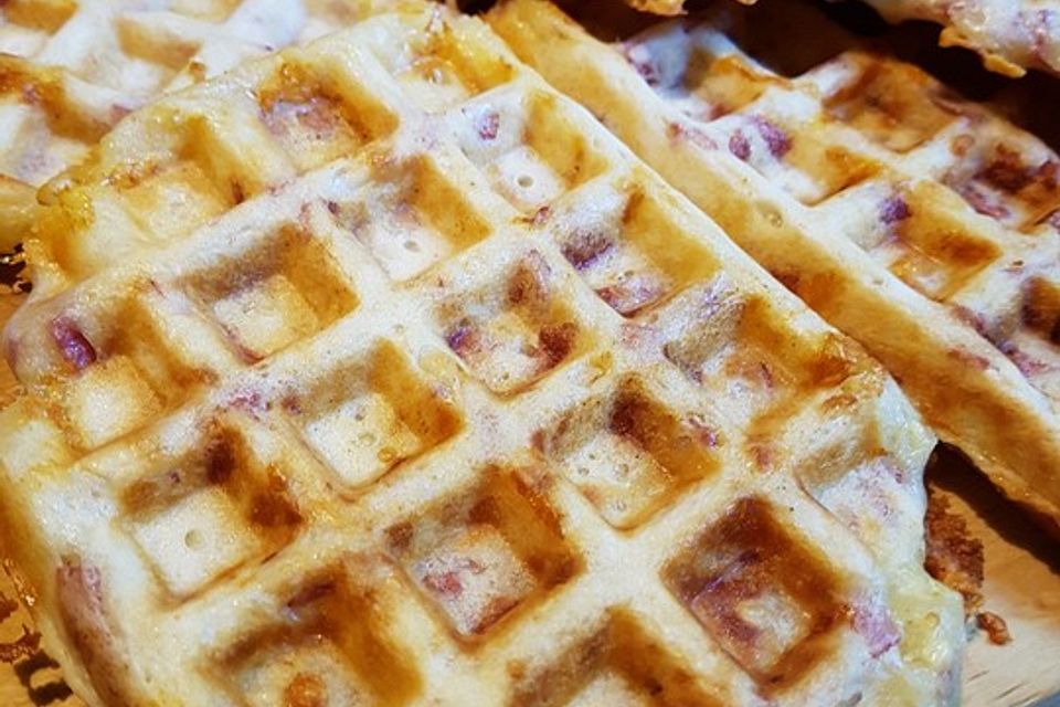 Salami-Waffeln