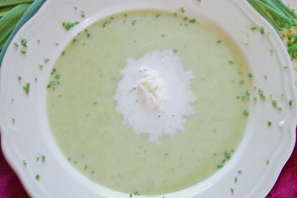 Lauchcremesuppe