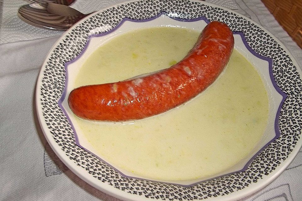 Lauchcremesuppe