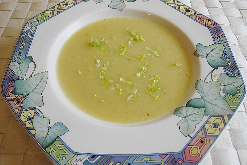 Lauchcremesuppe