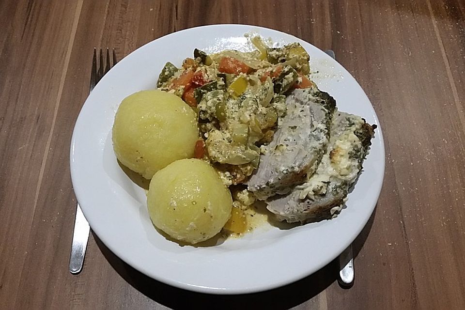 Schweinelachsbraten mediterran