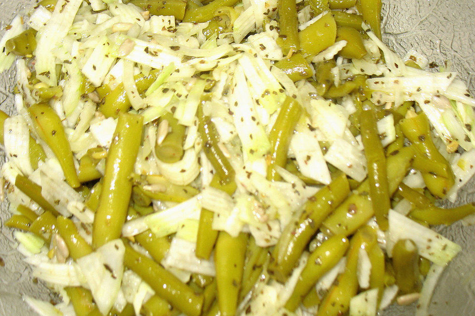 Bohnen-Kohlrabi-Salat