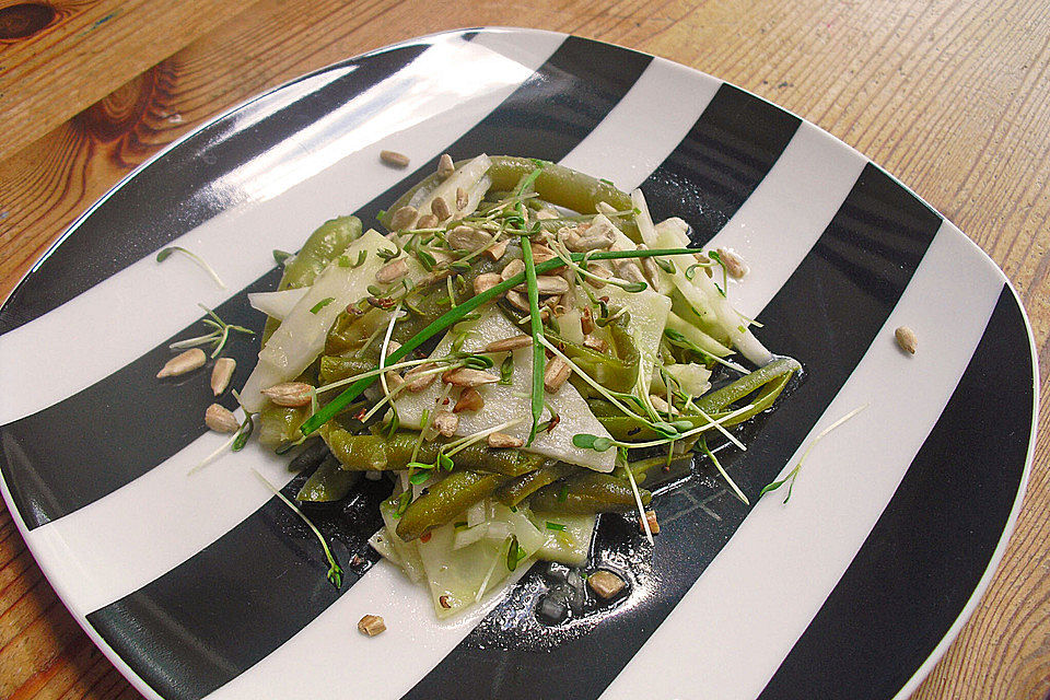 Bohnen-Kohlrabi-Salat