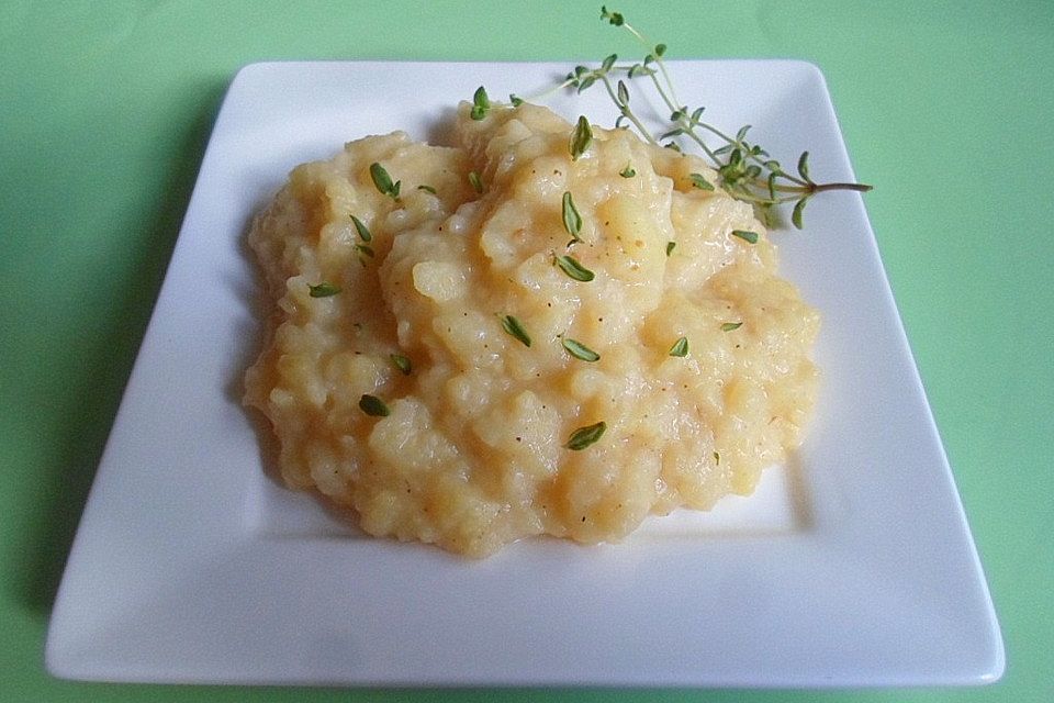 Kartoffelbrei mit Apfelmus