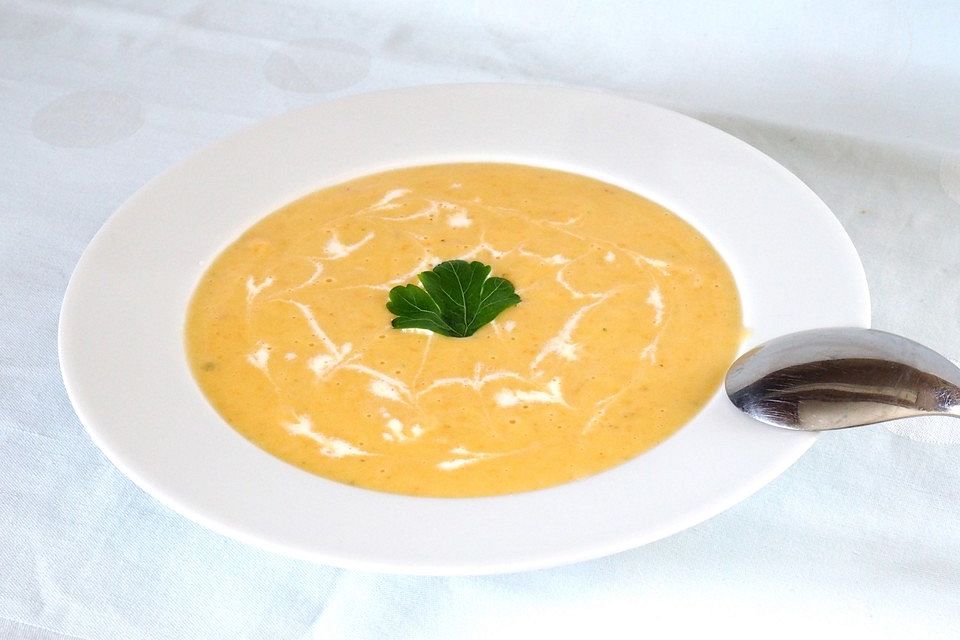 Karotten-Kartoffelsuppe