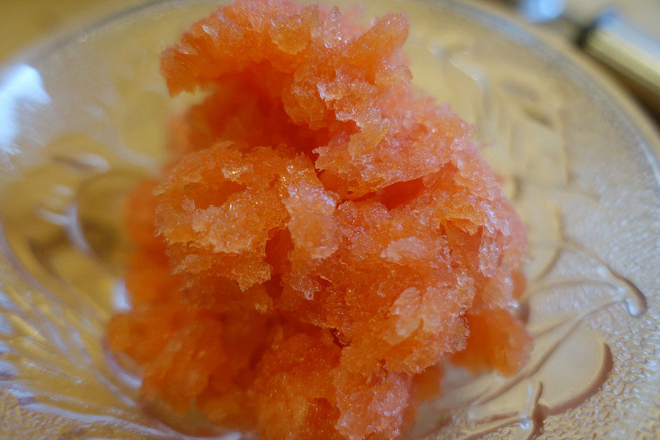 Campari-Blutorangen-Sorbet