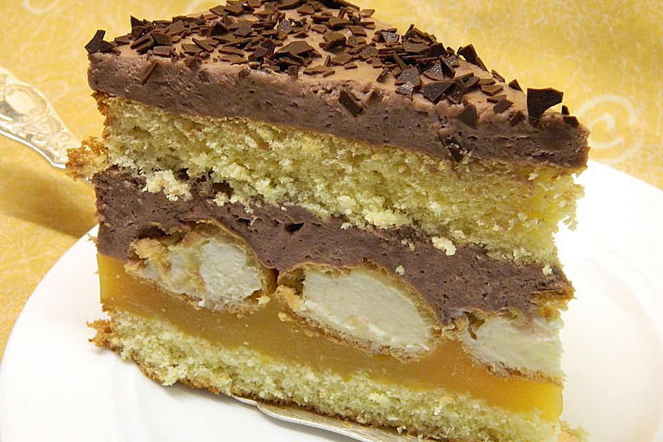 Orangen-Schokoladen Torte