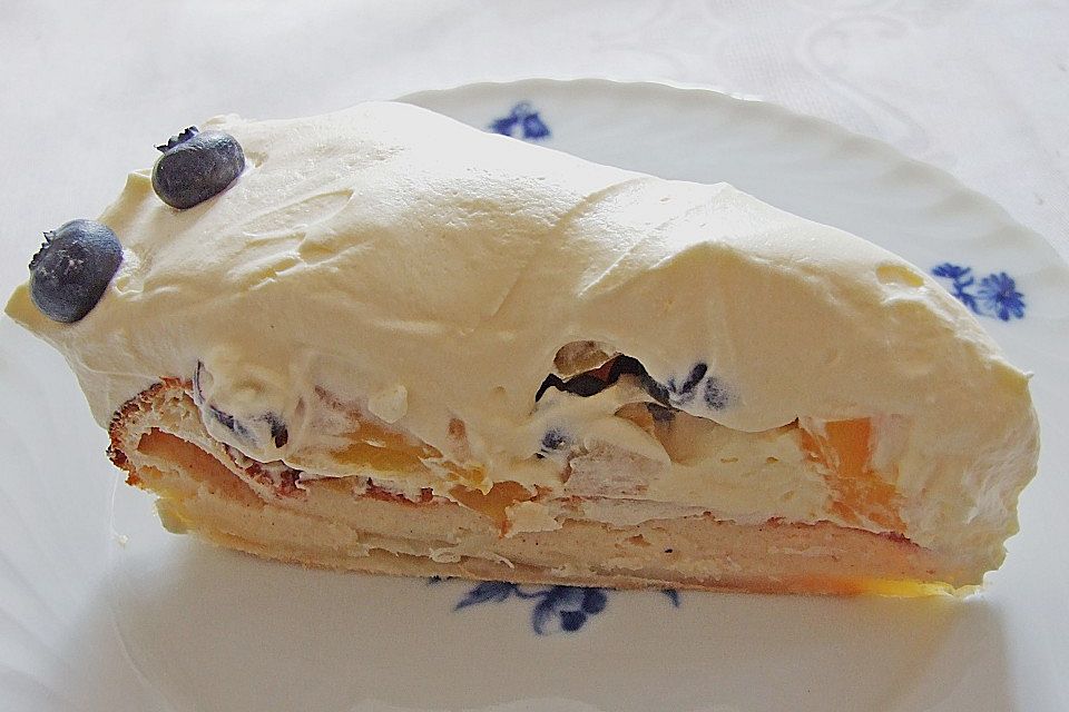 Cremige Obsttorte