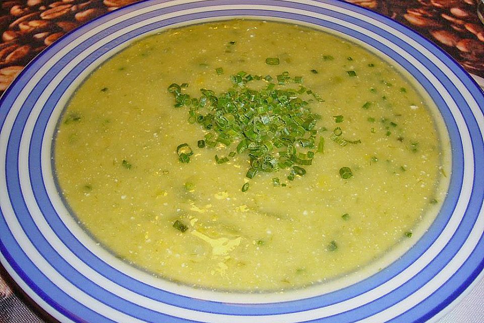 Kartoffel - Lauchcremesuppe