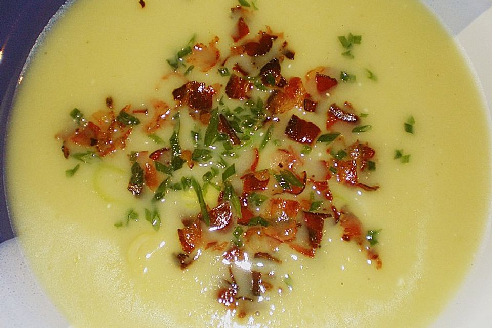 Kartoffel - Lauchcremesuppe