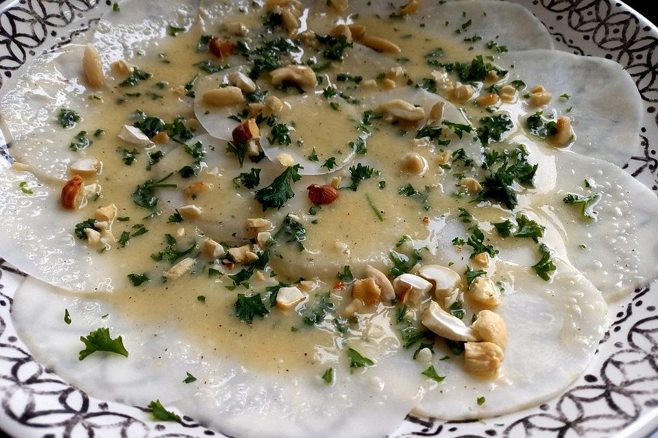 Kohlrabicarpaccio