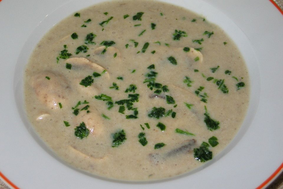 Champignon-Cremesuppe