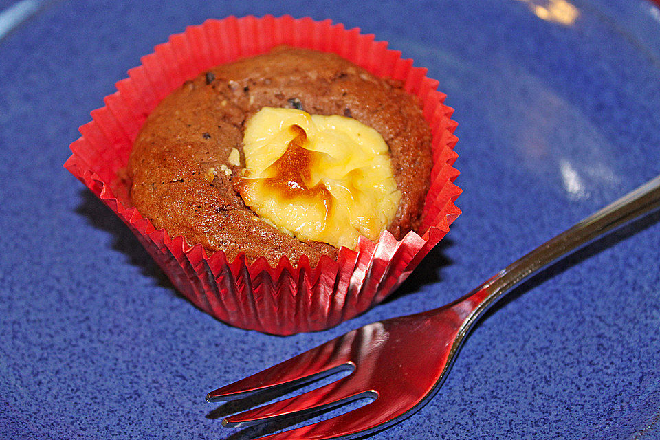 Double Chocolate Cheesecake Muffins