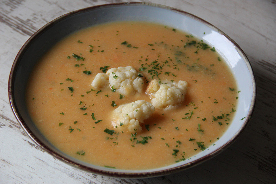 Blumenkohl-Kartoffelsuppe