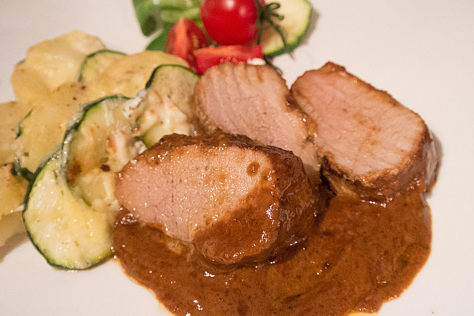 Schweinefilet mariniert