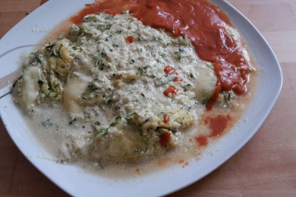 Zucchinigratin mit Schmelzkäse